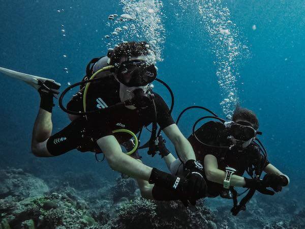 Buddies doing happy bubbles in Siquijor.